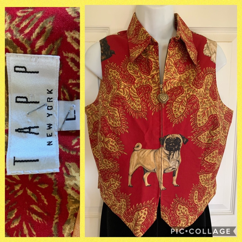 Tapp New York RARE 1990s vest SZ L